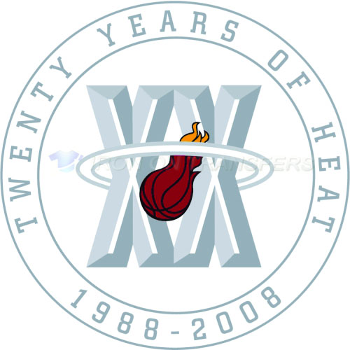 Miami Heat Iron-on Stickers (Heat Transfers)NO.1069